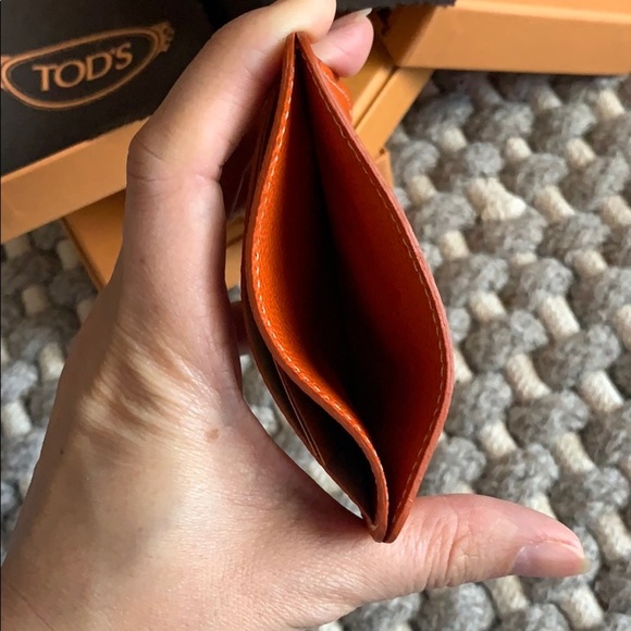 NWT Authentic Tod's 7 Slots Leather Card Case - Picture 3 of 5